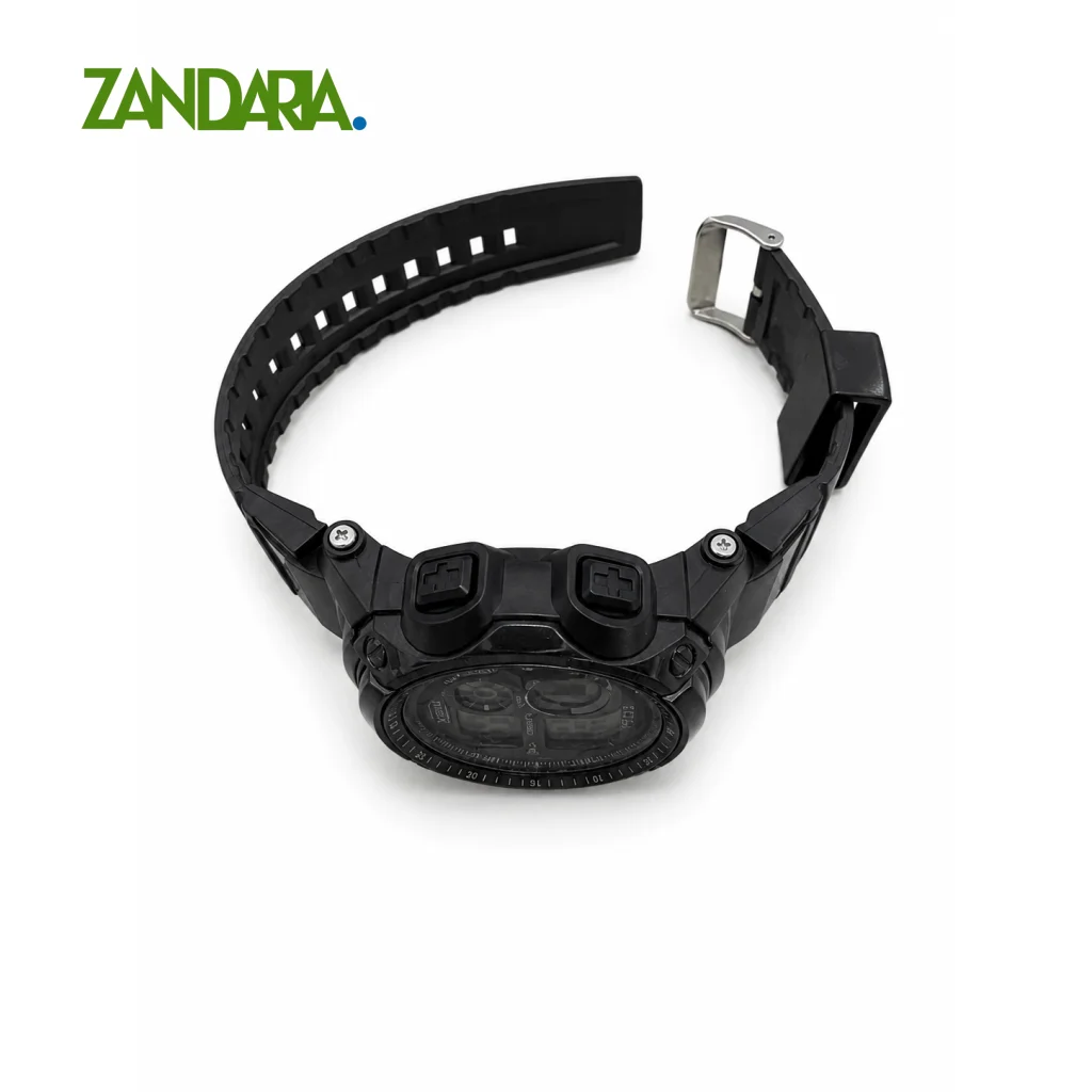 ساعت مچی دیجیتال مردانه شینجیا بند سیلیکونی مشکی اسپرت مدل CF-428
